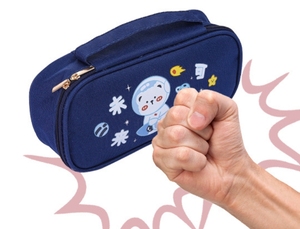 La nueva bolsa de lápices portátil de gran capacidad, bolsa de lápices de dibujo, línea linda de dibujos animados de niños y niñas, estuche de lápices de escuela primaria - Product Image 5