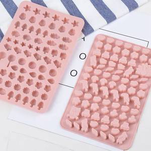 MUYULINS factory multi-cavity cartoon animal flower-shaped candy LFGB platinum BPA-free <b>silicone</b> gummy mold - Product Image 5