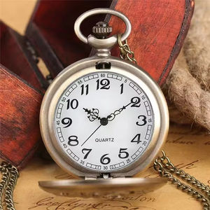 <span class=keywords><strong>Montre</strong></span> <span class=keywords><strong>de</strong></span> poche à quartz avec pendentif en forme <span class=keywords><strong>de</strong></span> crâne <span class=keywords><strong>de</strong></span> clown aux grands yeux et d'épouvantail, chaîne, collier créatif antique, <span class=keywords><strong>montre</strong></span> en alliage <span class=keywords><strong>de</strong></span> 47 mm - Product Image 2