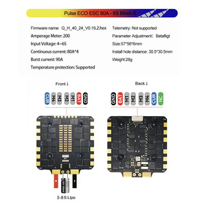 Kit de piezas de entrada 6-8S de material PVC para dron de carreras de 13/15 pulgadas, compatible con Pulse ECO FT722 80A + F722 Stack - Product Image 3