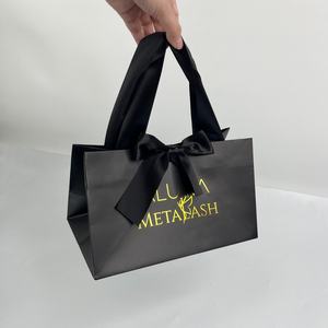 Bolsas de Regalo de Papel para Compras de Lujo con Logotipo de Marca Personalizado para Peluquería - Product Image 1