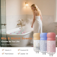 Filtre de douche aromathérapeutique AIHUAPU en plastique écologique à la vitamine C, élimination du chlore, adoucisseur d'eau dure, soin de la peau et des cheveux, lavande