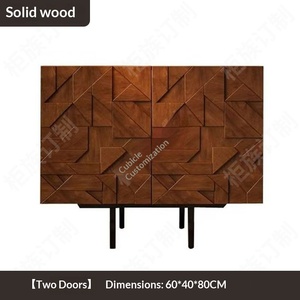 Credenza Vintage Retrò <span class=keywords><strong>in</strong></span> <span class=keywords><strong>Legno</strong></span> <span class=keywords><strong>Massello</strong></span> Mobile per Soggiorno Camera da Letto Ingresso - Product Image 6
