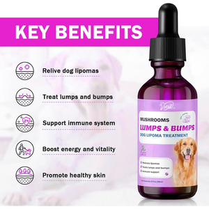 Supplément de soutien immunitaire pour bosses de chien Reishi à queue de dinde Champignons à crinière de lion-Complexe biologique à 7 champignons Gouttes rapides - Product Image 2