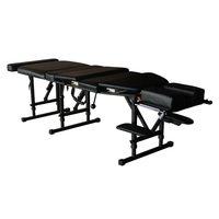 Lit chiropratique à réglage en hauteur pour thérapie d'usine Table de chiropratique pliante portable Table d'hôpital de chute chiropratique