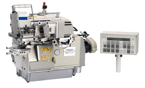 Máquina de Coser Industrial Computarizada Automática para Colocar Elásticos DS-8100-04DM2-24-7PAT, Tipo Cilindro Pequeño, Overlock - Product Image 3