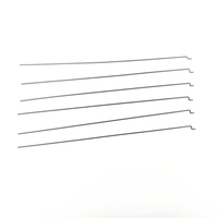 Tige de poussée en fil d'acier de type Z de 19cm 1.2mm pour SU27 KT Board RC Airplane Spare Parts Model Steel Pull Rod Servo
