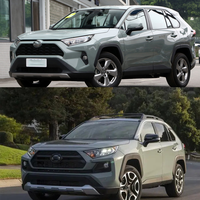 Feux de jour avant à deux couleurs, feux de brouillard LED DRL, kit de carrosserie, accessoires de mise à niveau, matériau ABS, Toyota RAV4 hybride 2019