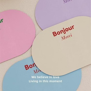 Tapis de bain en terre de diatomée, ovale, couleur unie, antidérapant, absorbant l'eau, pour salle de bain, usage domestique - Product Image 1