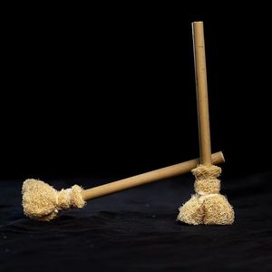 Cepillo de Limpieza Portátil Zenidoo con Mango de Madera Resistente al Aceite y Pulpa de Luffa que No Suelta Fibra - Product Image 4