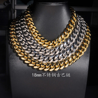 Chaîne cubaine en moissanite 12 mm à prix de gros, collier en argent 925 pour hommes, bijoux diamantés glacés