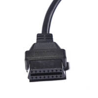 Cables personalizados Lector de código de error OBD de 12V con OBD2 al arnés del encendedor de cigarrillos para pruebas automáticas