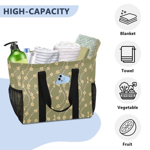 High Quality <b>Large</b> Capacity Multi-Functional Outdoor Shopping and <b>Beach</b> Tote <b>Bag</b> with Zipper Closure Waterproof - Product Image 5