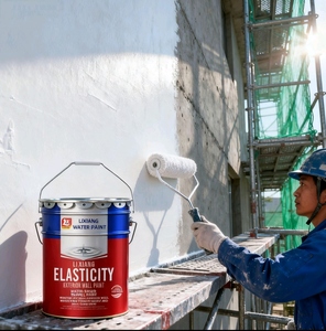 Cat dinding tahan UV tahan <span class=keywords><strong>Alkali</strong></span> asam luar ruangan tahan cuaca sempurna lapisan cat adhesi kuat - Product Image 4