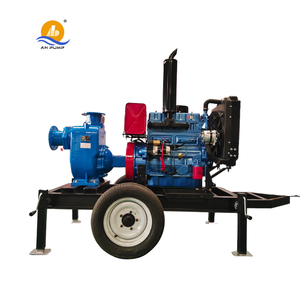 Pompe à eau centrifuge auto-amorçante mobile de 6 pouces pour l'irrigation agricole AZX - Product Image 1