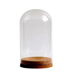 Decoración de mesa con base de madera con cúpula de vidrio y luces de cadena de tarro de campana para el hogar o fiestas de cumpleaños objetos decorativos - Product Image 6