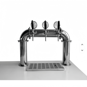 Dispensador de Cerveza Comercial con 6 Grifos, 2 Puertas, Acero Inoxidable, Enfriador de Barriles para Bares y Restaurantes - Product Image 2