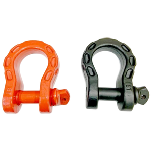 Manilles de remorque forgées rouges robustes avec connecteur à boulon en U, attache de remorquage peinte - Product Image 5