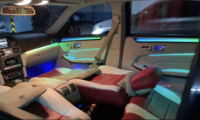 Éclairage d'ambiance arc-en-ciel 64 couleurs pour Mercedes-Benz Classe E 2010-2015 W212, accessoires de garniture de lampe d'ambiance intérieure de voiture
