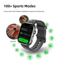 Montre connectée GTS13 avec écran couleur AMOLED, longue autonomie, suivi de la fréquence cardiaque, tracker d'activité intelligent, forme carrée