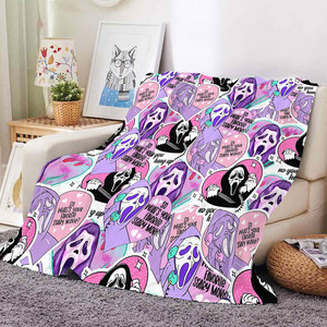 Fall Winter Warm Fuzzy <strong>Halloween</strong> Plush <strong>Blanket</strong> Customized Home Travel <strong>Throws</strong> Fleece <strong>Blankets</strong> for Sofa Couch Room Decor - Product Image 5
