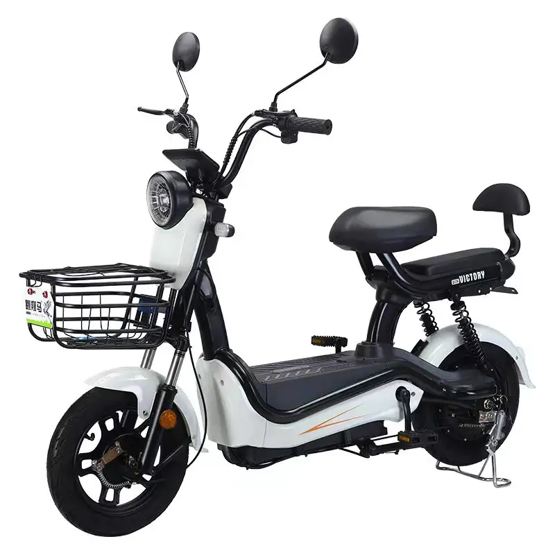 Precio al por mayor 350W 48V bicicleta eléctrica Scooter 14 pulgadas barato E-Bike bicicleta eléctrica ciudad bicicleta eléctrica para adultos