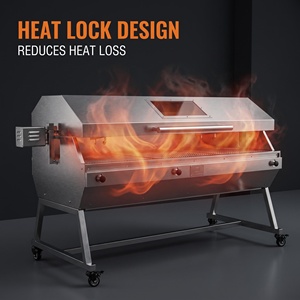 <span class=keywords><strong>Horno</strong></span> Rotatorio Automático <span class=keywords><strong>de</strong></span> Acero Inoxidable <span class=keywords><strong>de</strong></span> Grado Alimenticio Personalizado para Asar Cordero Entero, <span class=keywords><strong>Barbacoa</strong></span> Comercial para Exteriores <span class=keywords><strong>con</strong></span> Certificación CE RoHS OEM - Product Image 4