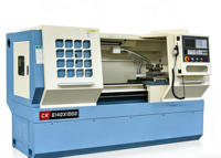 Tour à métaux horizontal CNC CK6150 à banc plat, haute précision, robuste, commande GSK, broche simple, 2 axes, haute précision