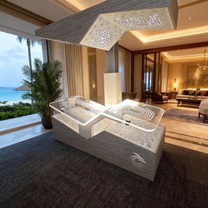 Lit de bronzage hybride PEMF Crystal Mat avec thérapie par lumière rouge pour salon et spa, lit LED à infrarouge pour la longévité - Product Image 4