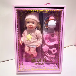 New Realistic Reborn Doll 12 Inch Full Body Soft Silicone Doll Box With Different Expressions Adoption Toys