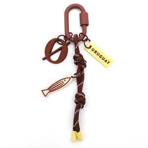 Porte-clés mousqueton ovale, logo en PVC personnalisé, couleur personnalisée, cadeau promotionnel quotidien <span class=keywords><strong>pour</strong></span> l'extérieur - Product Image 6