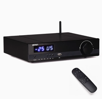Amplificateur BRZHIFI TPA3255 double cœur HIFI X20 600W haute puissance lecteur de disque USB audio BT