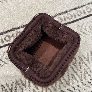 Borse Invernali da Donna Alla Moda Pochette Fatte a Mano <span class=keywords><strong>all</strong></span>'<span class=keywords><strong>Uncinetto</strong></span> Clutch a Fagotino da Sera per Matrimonio - Product Image 4