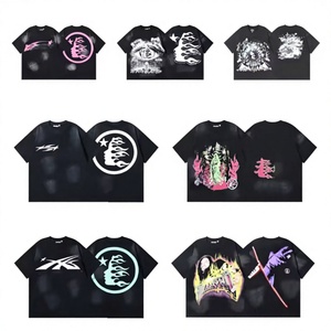 ขายตรงจากโรงงาน เสื้อยืดเทรนดี้ Hell Star NFC 300 กรัม ลายสัตว์ ผ้าฝ้าย/ใยไผ่ ทรงปกติ แขนสั้น สำหรับผู้ชายและผู้หญิง - Product Image 1