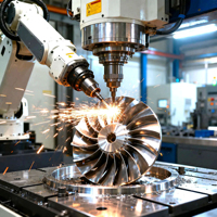 Pièces de machine de fraisage CNC haute précision sur mesure en acier inoxydable, usinage industriel CNC 5 axes, petites pièces