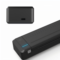 Printer Thermal Portabel Mini Hanin Mobile A4 dengan USB Type-C untuk Penggunaan di Kantor, Rumah, dan Luar Ruangan, Tersedia