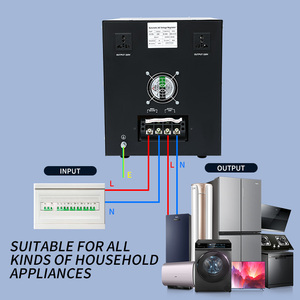 Régulateur de tension monophasé de qualité industrielle 30 kVA, relais CA, stabilisateur de tension automatique robuste, DVR, stabilisateur de tension automatique - Product Image 2