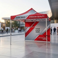 Carpa Plegable Económica de Acero 1015, Carpa con Impresión Personalizada, Gazebo Publicitario, Carpa para Ferias Comerciales en Venta