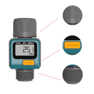 Mesurer la consommation et le <span class=keywords><strong>d</strong></span>ébit en gallon/litre pour le réservoir <span class=keywords><strong>d</strong></span>'arrosage de tuyau <span class=keywords><strong>d</strong></span>'arrosage <span class=keywords><strong>extérieur</strong></span> - Product Image 2