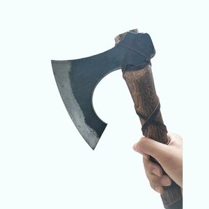 Custom Factory Direct Industrial Grade Ragnar Tomahawk Hand Forged High Carbon Steel <strong>Axe</strong> Head Wood <strong>Handle</strong> for Camping Survival - Product Image 3