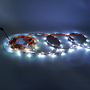 Uốn cong 6 mét 60LEDs DC5V 60 pixels WS2812 sk6812 lập trình RGB zigzag LED Strip cho signage chiếu sáng - Product Image 6