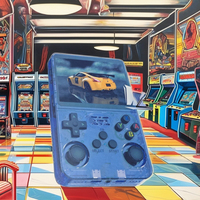 Open Source R36 Console de jeu d'arcade rétro portable 3D double système joysticks nostalgiques contrôleurs de jeu au choix populaire