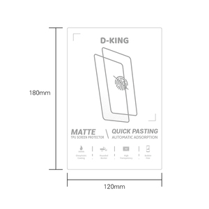 ฟิล์มกันรอยหน้าจอโทรศัพท์มือถือแบบไฮโดรเจล TPU ด้าน ป้องกันรอยนิ้วมือ - Product Image 6