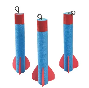 Home Office Camping Party Favors Foam Finger Slingshot Shooters Flyer Rockets 12" Jumbo Patriotic Rocket Flyers
