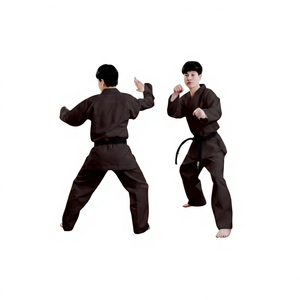 ราคาขายส่ง คุณภาพสูง ชุดยูนิฟอร์มเทควันโด ITF Samurai Dobok สำหรับการแข่งขันระดับมืออาชีพ ผลิตจากวัสดุ P/C แบบริบบ์ ทนทาน - Product Image 2