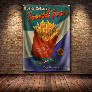 Póster Decorativo Vintage con Diseño <span class=keywords><strong>de</strong></span> Hot Dog, Hamburguesa, Bandera, Papas Fritas, Menú <span class=keywords><strong>de</strong></span> Aperitivos, Letrero Publicitario, Arte <span class=keywords><strong>de</strong></span> Pared, Decoración para Auto, Bar, Pub, Club, Sala <span class=keywords><strong>de</strong></span> Juegos - Product Image 5