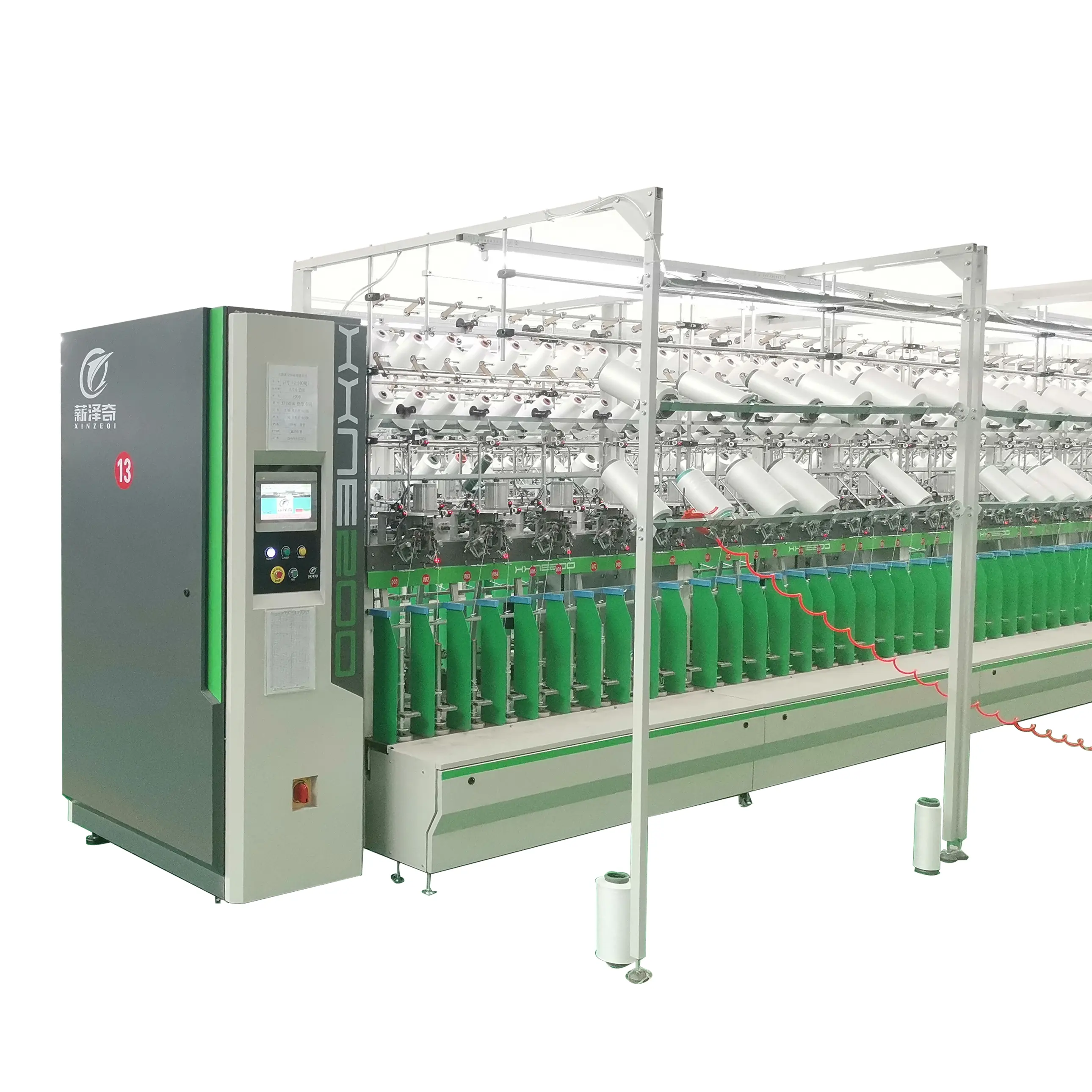 The latest double-sided Chenille machine is suitable for high quality fine count yarn