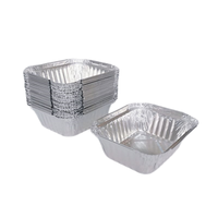 Moules à gâteaux avec couvercles en papier d'aluminium Outil de cuisson au four Feuille d'aluminium jetable Mini plateau à muffins