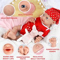 23 pouces réaliste corps entier silicone reborn bébé poupées livraison directe