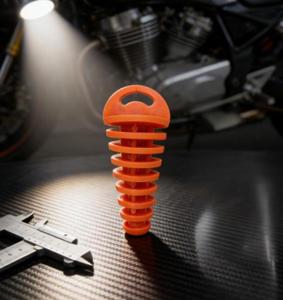 อุปกรณ์เสริมรถจักรยานยนต์ออฟโรด ปลั๊กท่อไอเสียขนาดเล็กพีวีซี อุปกรณ์ตกแต่ง ปลั๊กกันน้ำสำหรับรถจักรยานยนต์หลากสี - Product Image 2